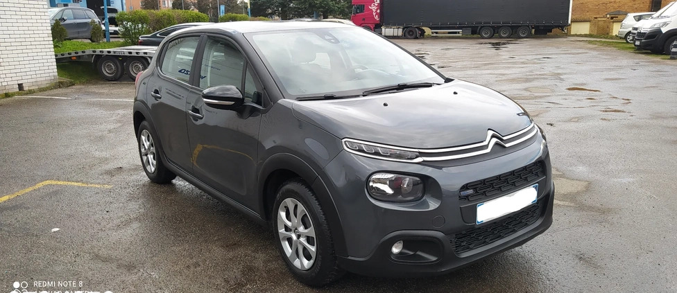 Citroen C3 cena 25999 przebieg: 111738, rok produkcji 2016 z Chodzież małe 529